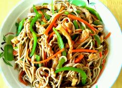 尖椒肉丝炒面