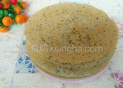 黑芝麻戚风蛋糕