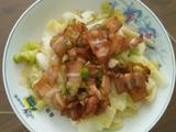 包菜炒肉片