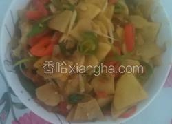 粉条双椒炒土豆