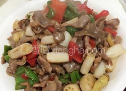 泡藕带炒鸡胗