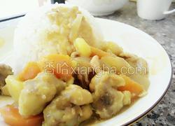 咖喱鸡块饭