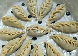 白菜猪肉饺子（麦穗饺子包法）