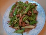 芹菜炒肉丝