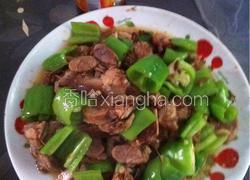 卤味猪蹄炒青椒