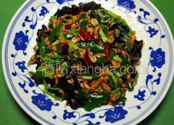 小虾炒韭菜
