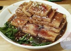 煎豆腐小白菜