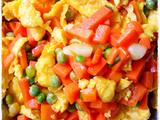 豌豆胡萝卜炒鸡蛋的做法[图]