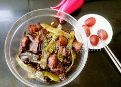 红烧肉炖豆角茄子