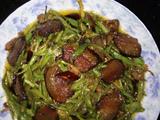 四季豆炒腊肉