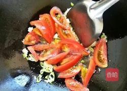 西红柿炒空心菜 素食超简单快手菜的做法图解4