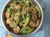 客家肉丸炒青椒的做法[图]