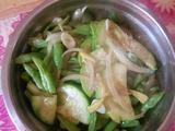 清炒豆角和西胡芦