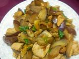 茄子炒肉片