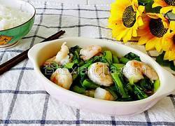 小白菜炒虾仁