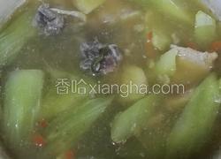 莴笋炖排骨