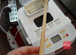 面包机低糖艾草糯米糕(全糯米青团双豆馅)的做法图解3