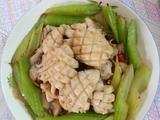 芹菜炒乌贼鱼