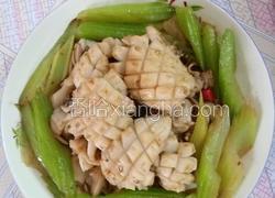 芹菜炒乌贼鱼