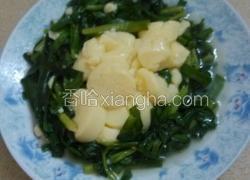 日式豆腐炒韭菜