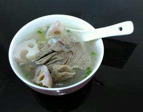 莲藕筒骨汤[图]