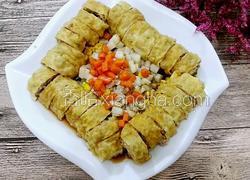 豆皮包肉