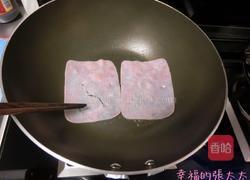 火腿煎蛋新鮮生菜三文治的做法图解6