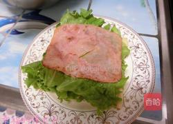 火腿煎蛋新鮮生菜三文治的做法图解12