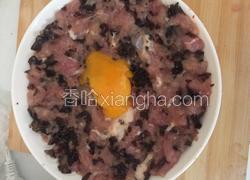 木耳鸡蛋蒸肉饼