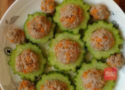 苦瓜酿肉的做法图解4