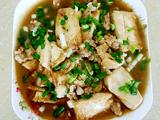 肉末煮豆腐