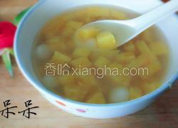糯米圆子菠萝甜汤