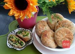 菠菜鸡蛋虾皮馅饼的做法图解8