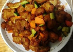 一鱼两吃--糖醋鱼块，辣子鱼块