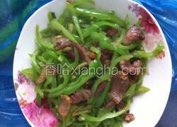 青椒丝炒肉
