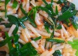 韭菜炒米线