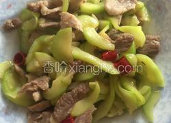 西葫芦小炒肉片