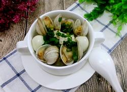 蛤蜊鹌鹑蛋豆腐羹