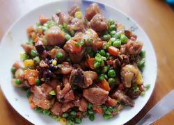 豌豆炒鸡块