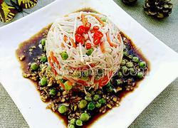 蒜香青豆拌金针菇