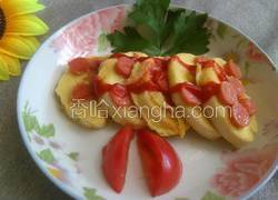 蛋香火腿馒头片