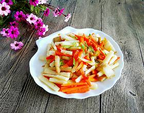胡萝卜炒山药[图]