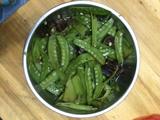 腊肉炒荷兰豆