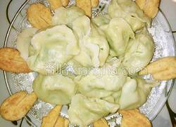 芋头韭菜肉馅饺子