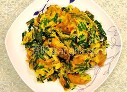 农家土韭菜炒土鸡蛋