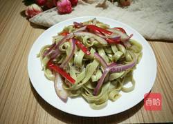 辣拌菠菜凉面的做法图解8