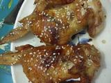 蜜汁鸡翅包饭