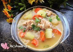 鸡腿冬瓜胡萝卜粉丝汤