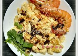 西红柿炒豆腐大虾