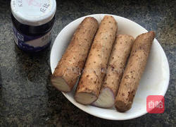 蓝莓山药的做法图解1